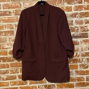 Maroon blazer